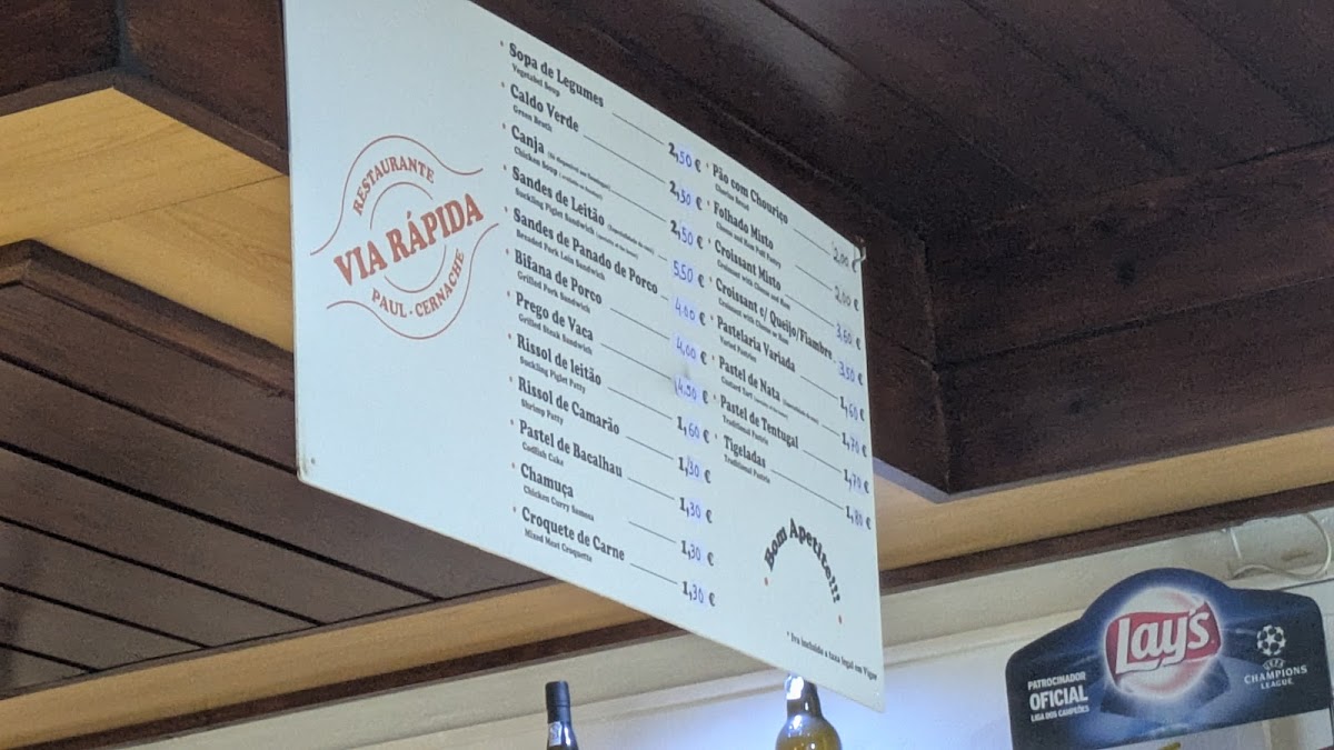 Menu Restaurante Via Rapida-7